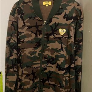Five Four X  Play Camo Zip Jacket - Green/Brown/Black
